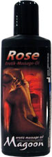 Масло для эротического массажа с ароматом розы