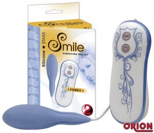 571628 Вибропуля Smile Funky Blue