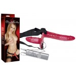 Страпон гелевый Bad Kitty Vibr. Strap-On Duo