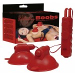 571539 Вибростимулятор для груди Vibrating Boobs Red