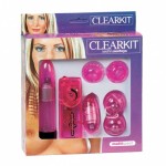 50069 Набор  вибромассажеров CLEARKIT SEE THRU SEX TOYS